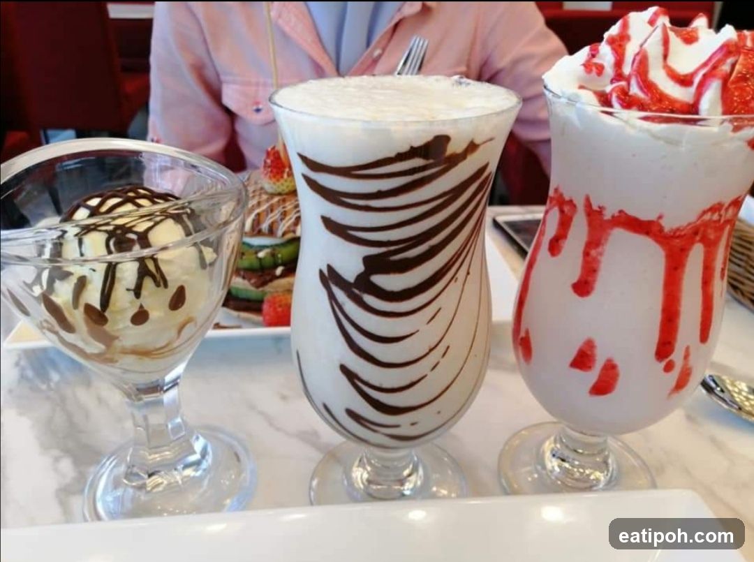 Dessert Display in Restaurant Interior