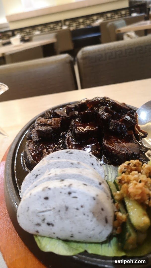 Dining Interior with Food Plate