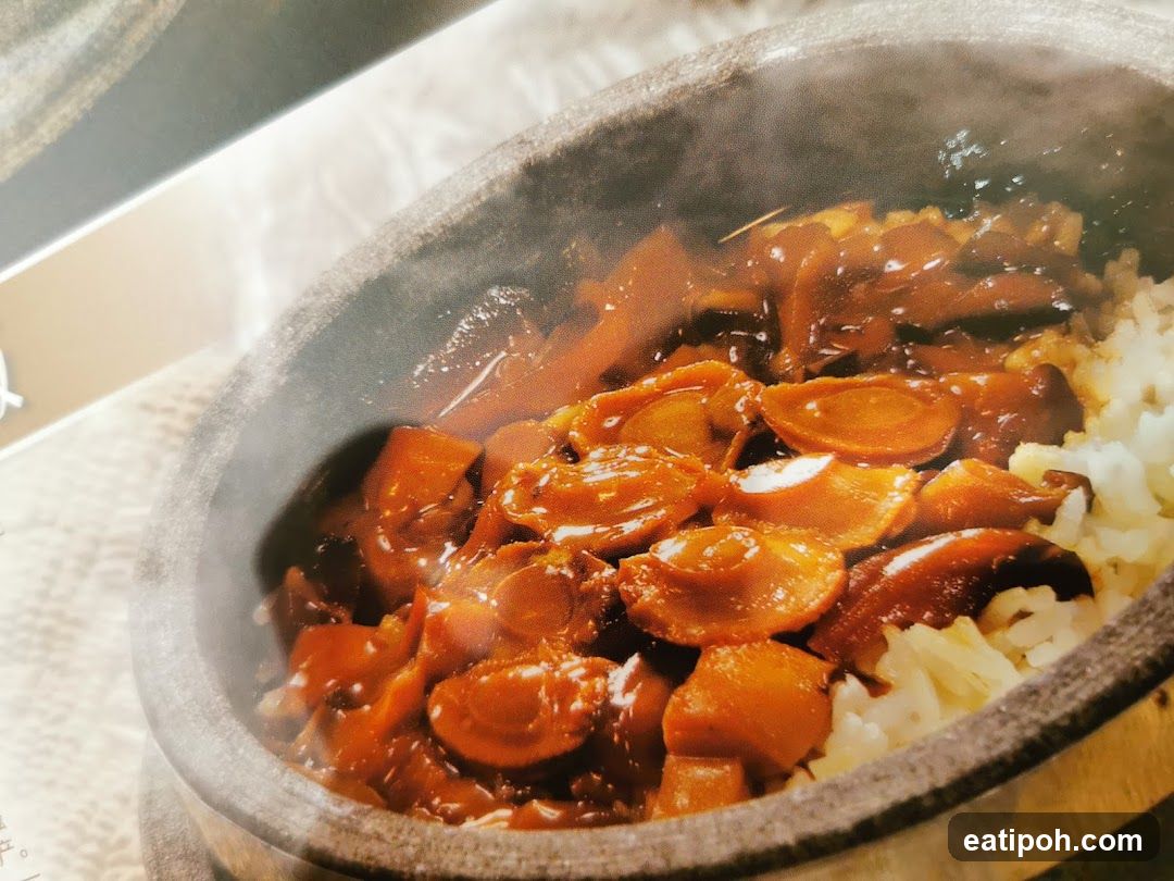 Stir-fried dish in stone pot