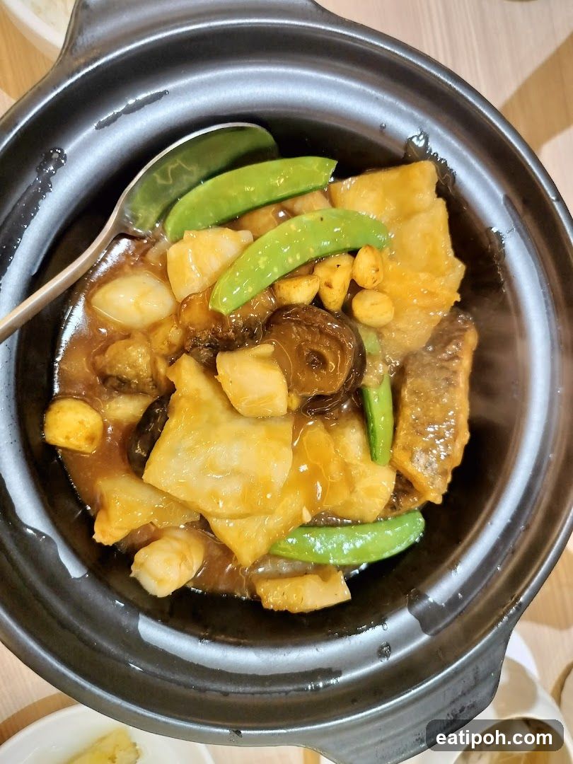 Food in a clay pot