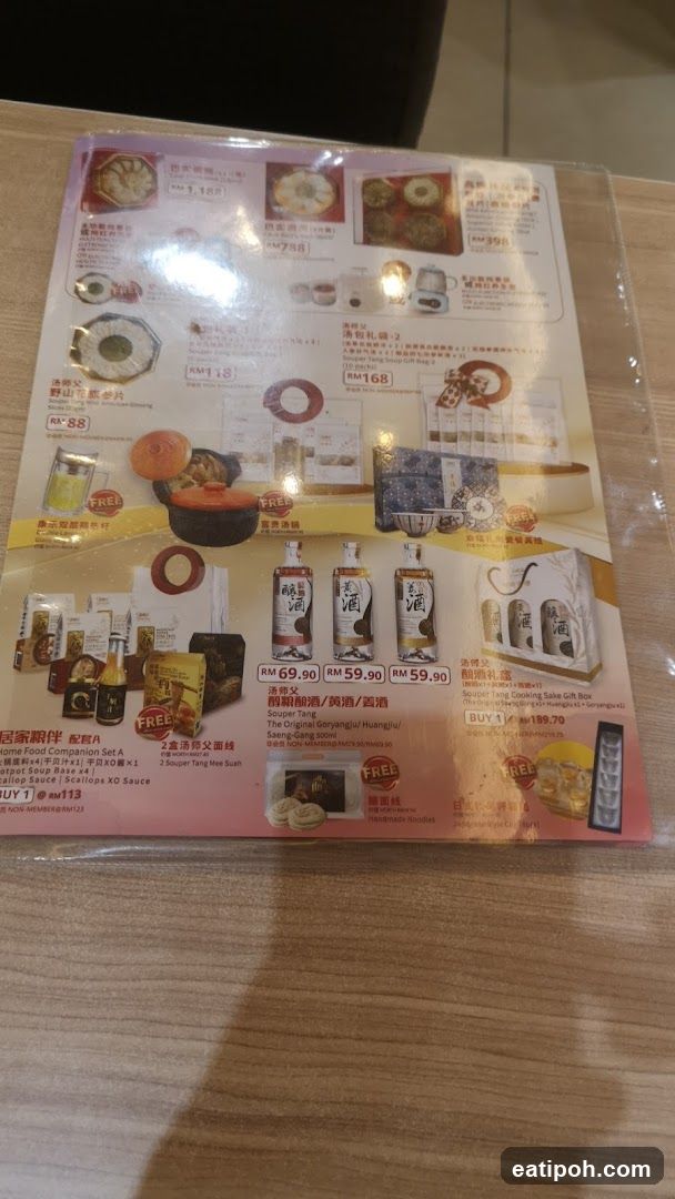 Promotional Catalogue on Table