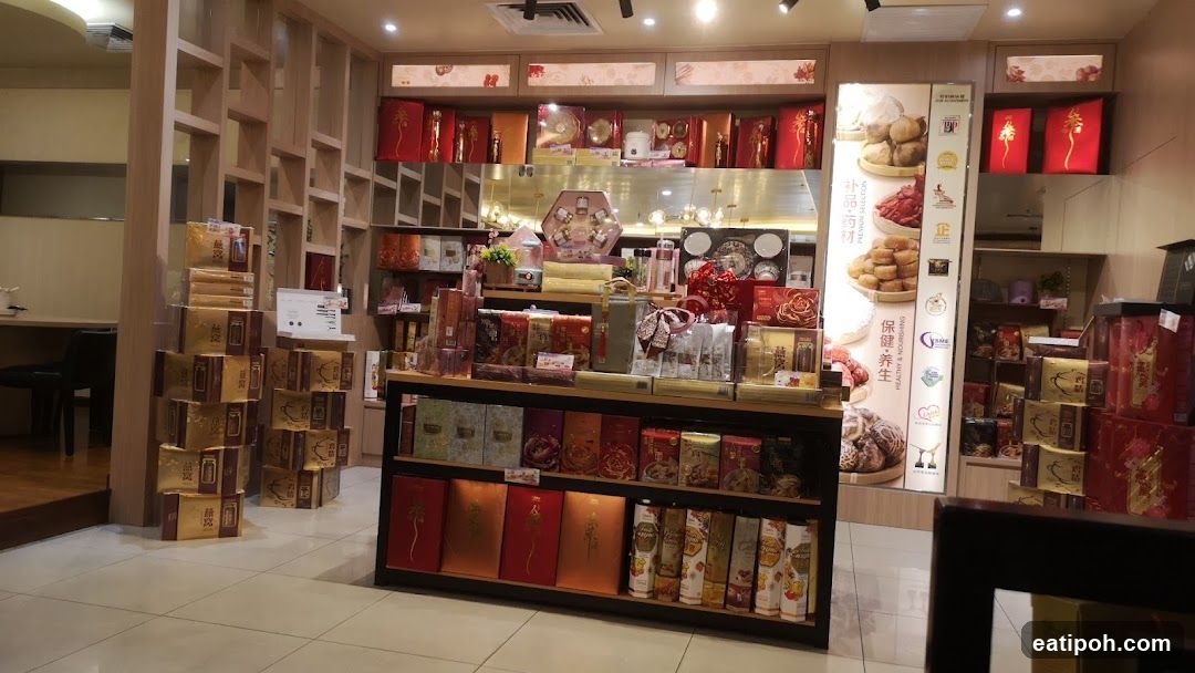 Interior of a gift or health product store