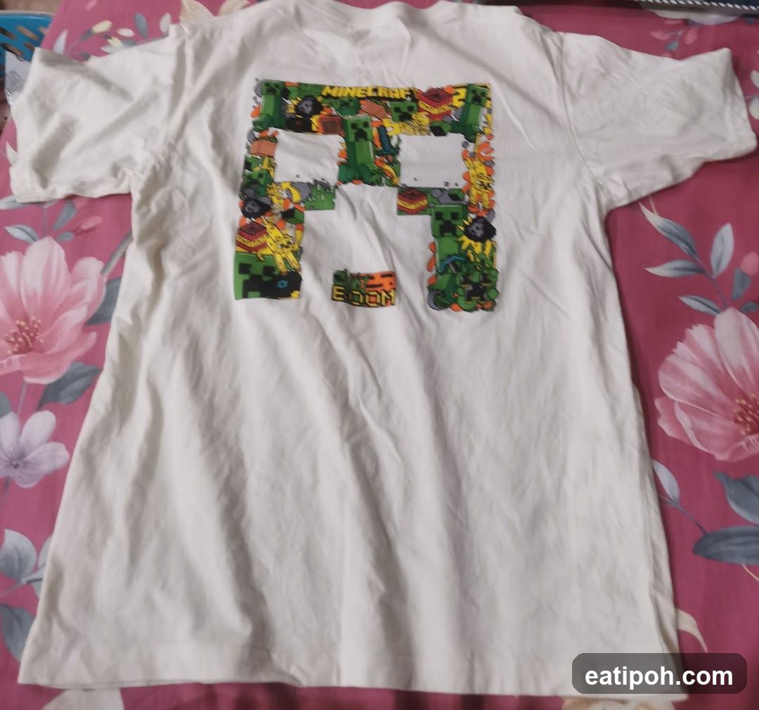 Minecraft-themed T-shirt