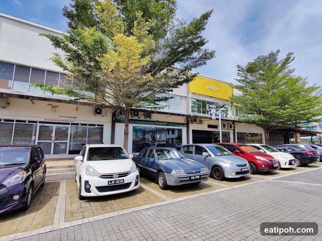 Commercial Streetfront with Parking Lot