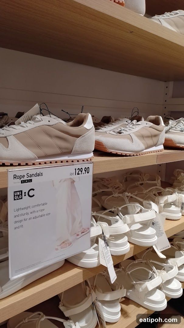 Shoe Display in Retail Store