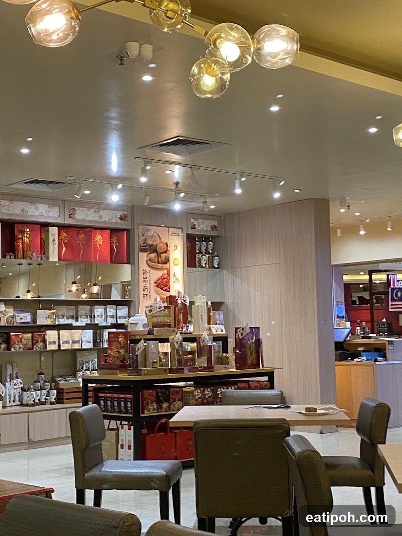 Interior of a retail store