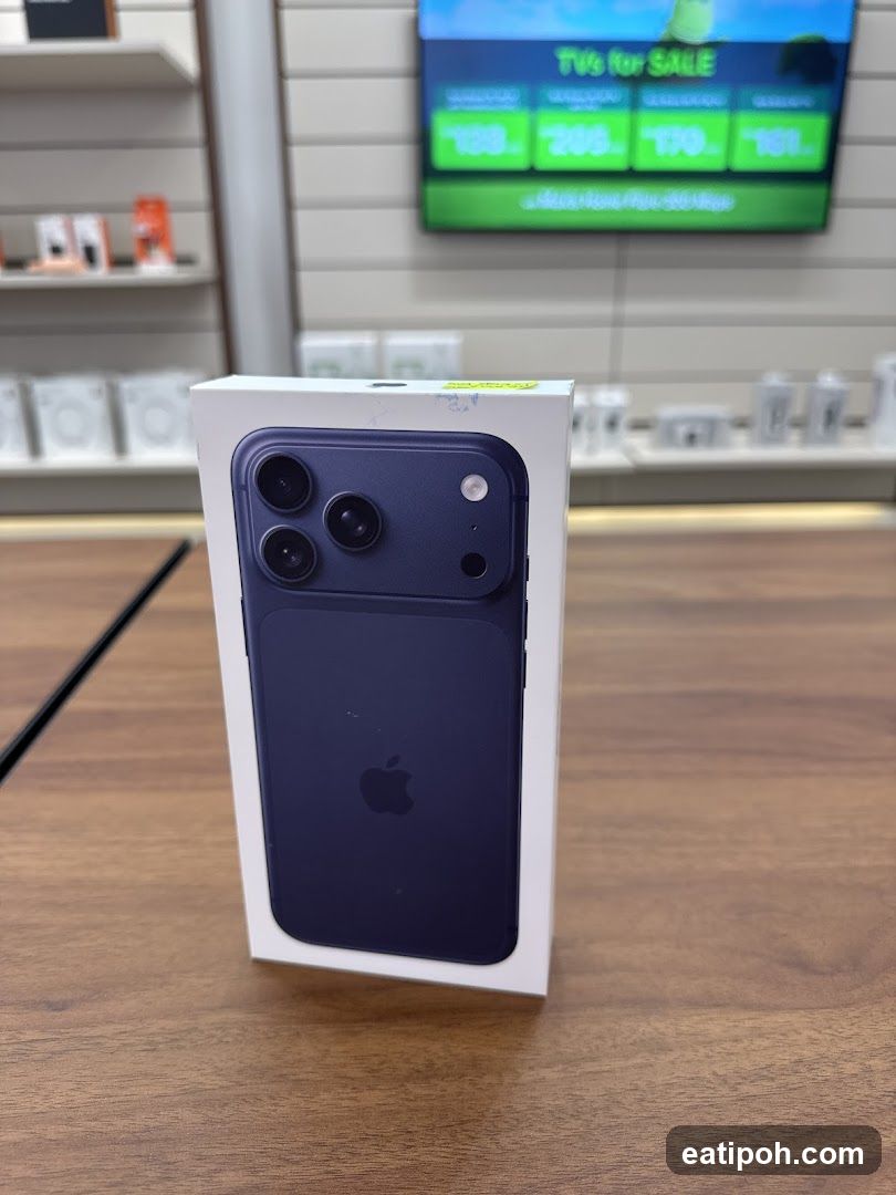 iPhone Box in Store