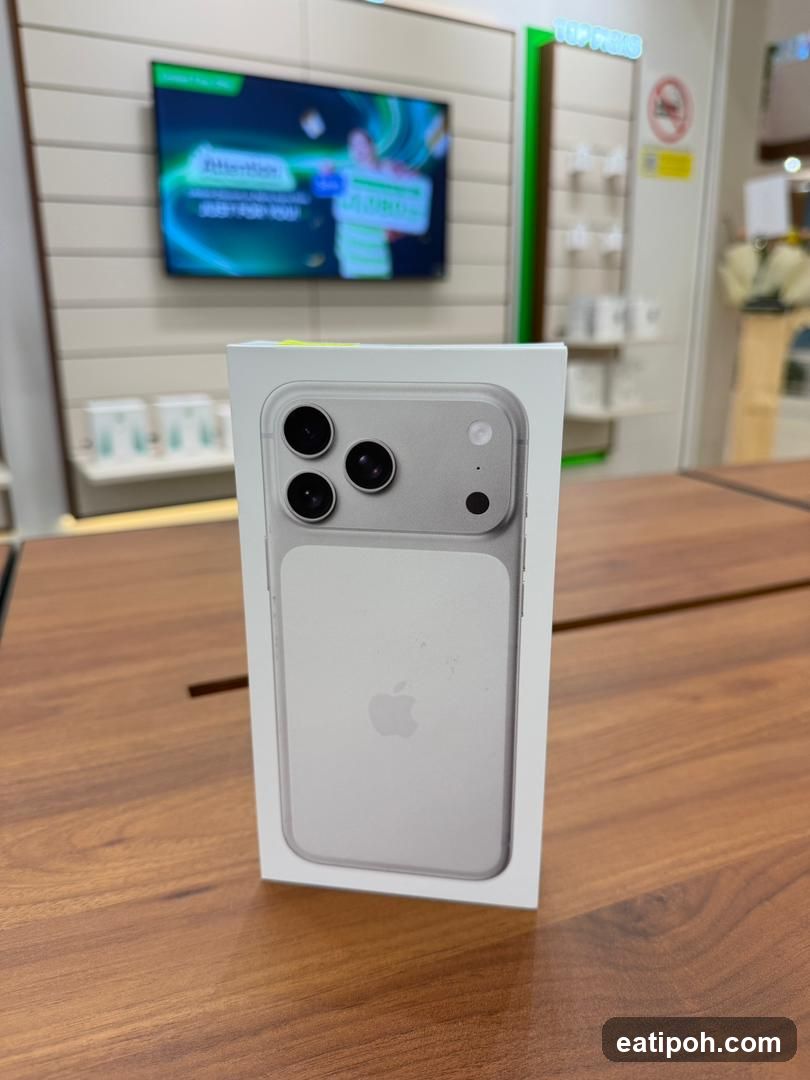iPhone Box in Store