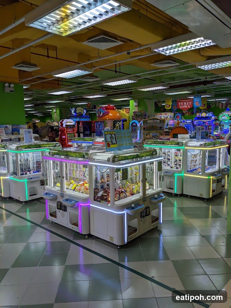 Arcade Game Center Interior