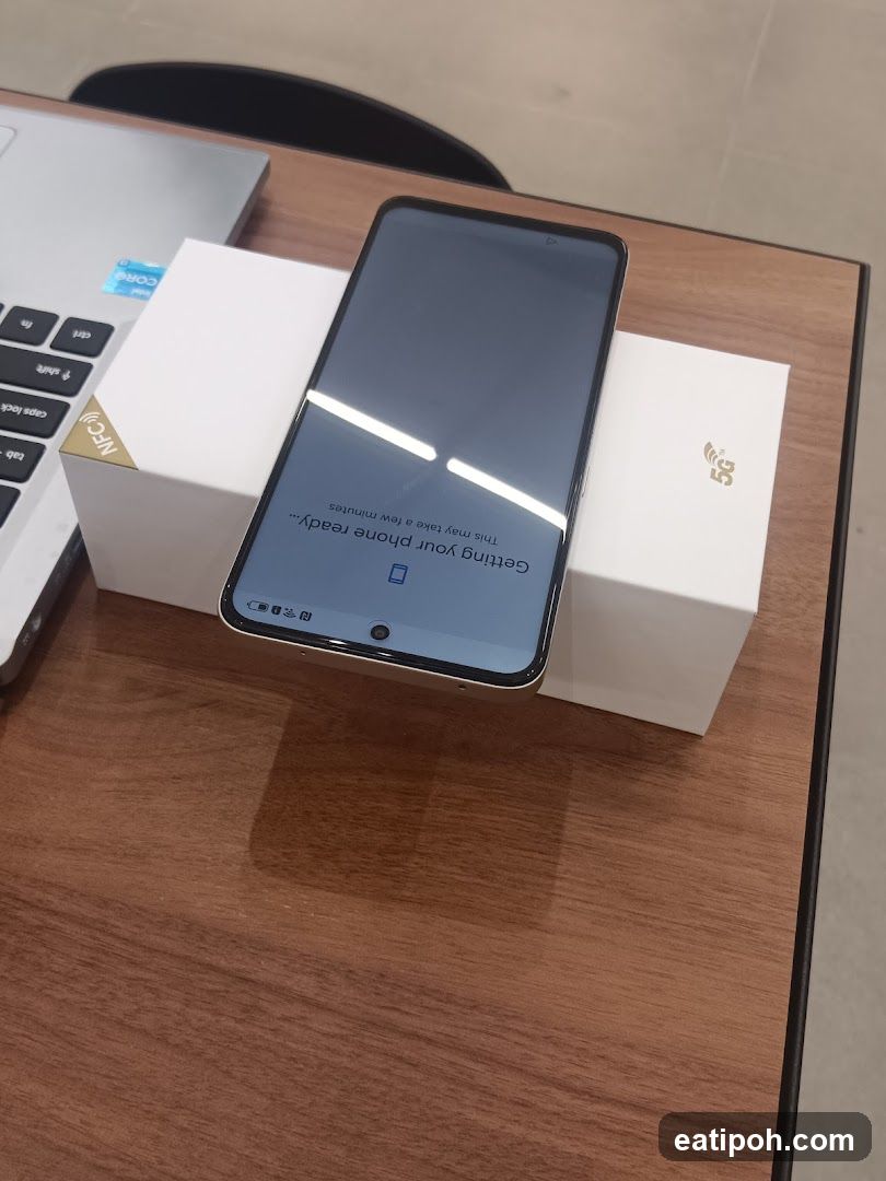 Phone Display on Table