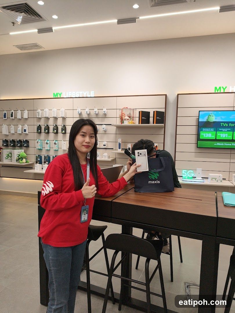 Inside a Maxis Store
