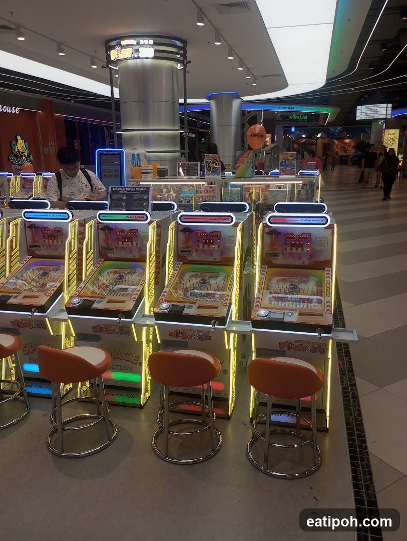 Arcade Games in Shopping Mall