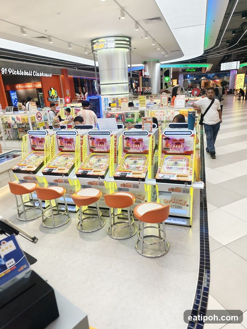 Arcade Games in Shopping Mall