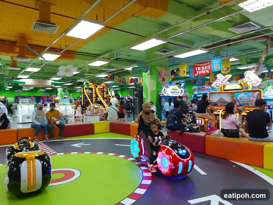 Indoor arcade and play area