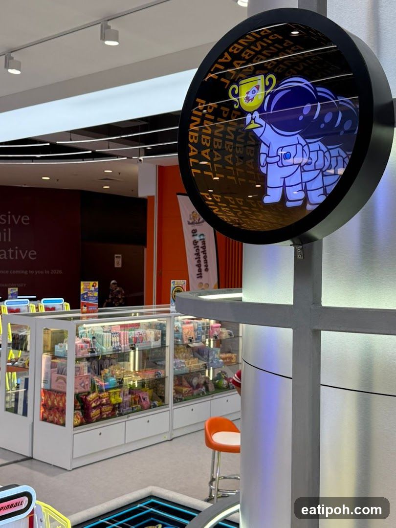 Pinball Store Interior