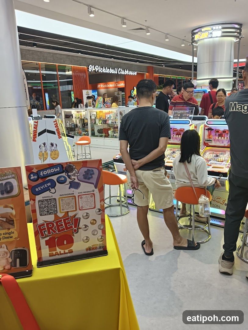 Arcade and Retail Interior