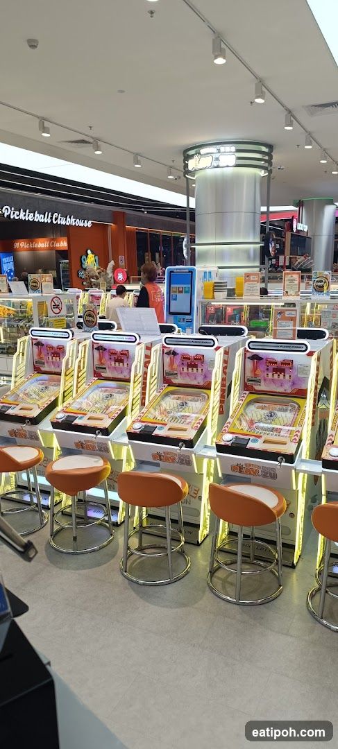 Arcade Games Section in Mall