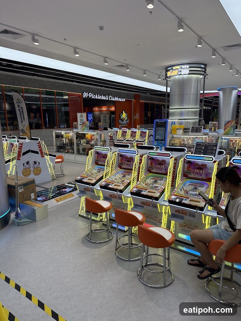 Arcade Game Area Inside Mall