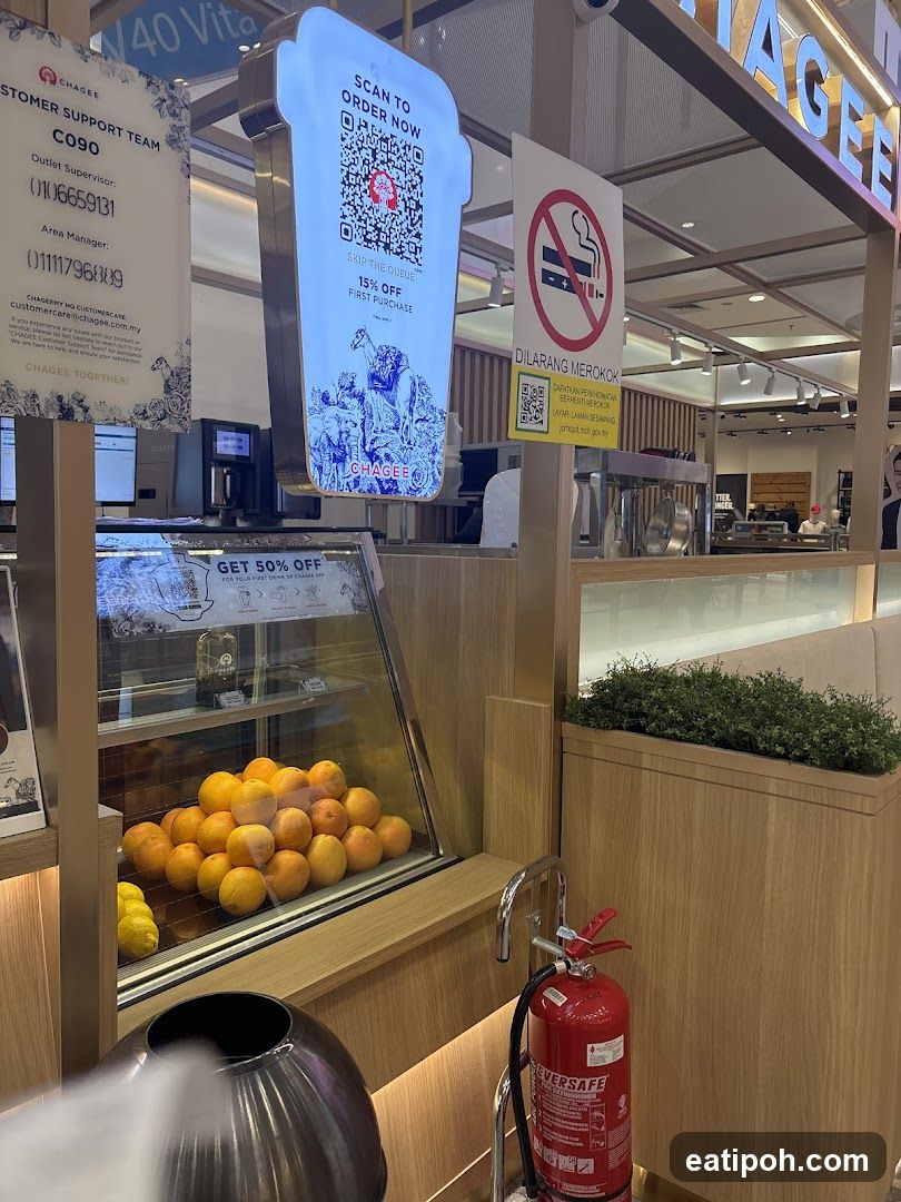 Chagee Store Interior