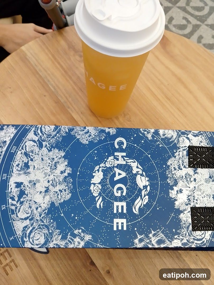 Chagee Beverage and Menu Cover