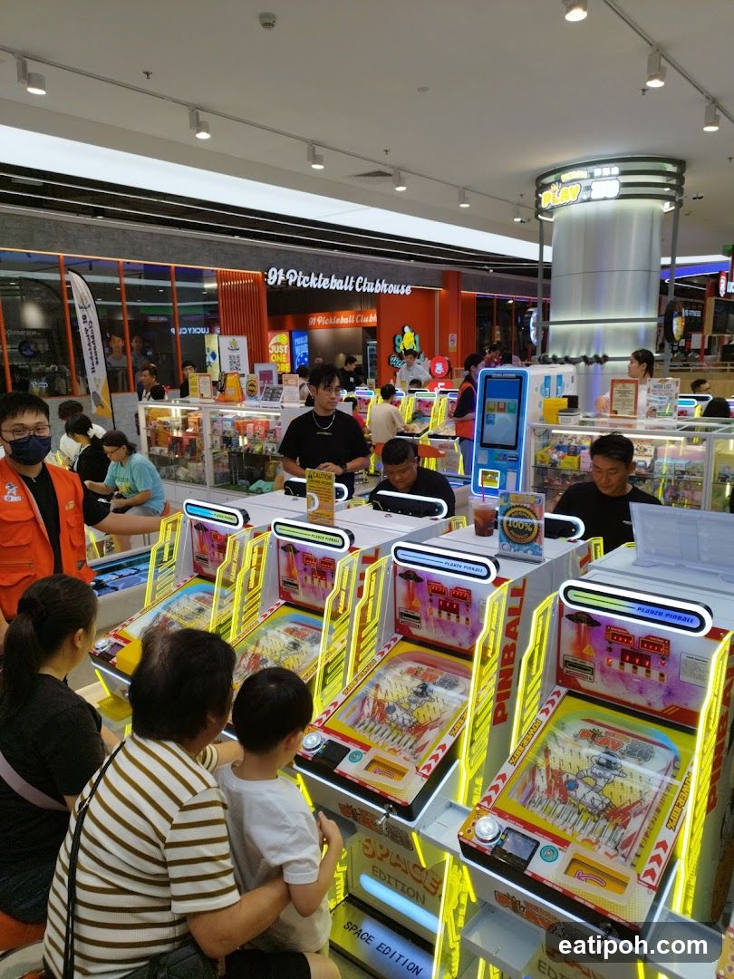 Arcade Game Area in Shopping Mall