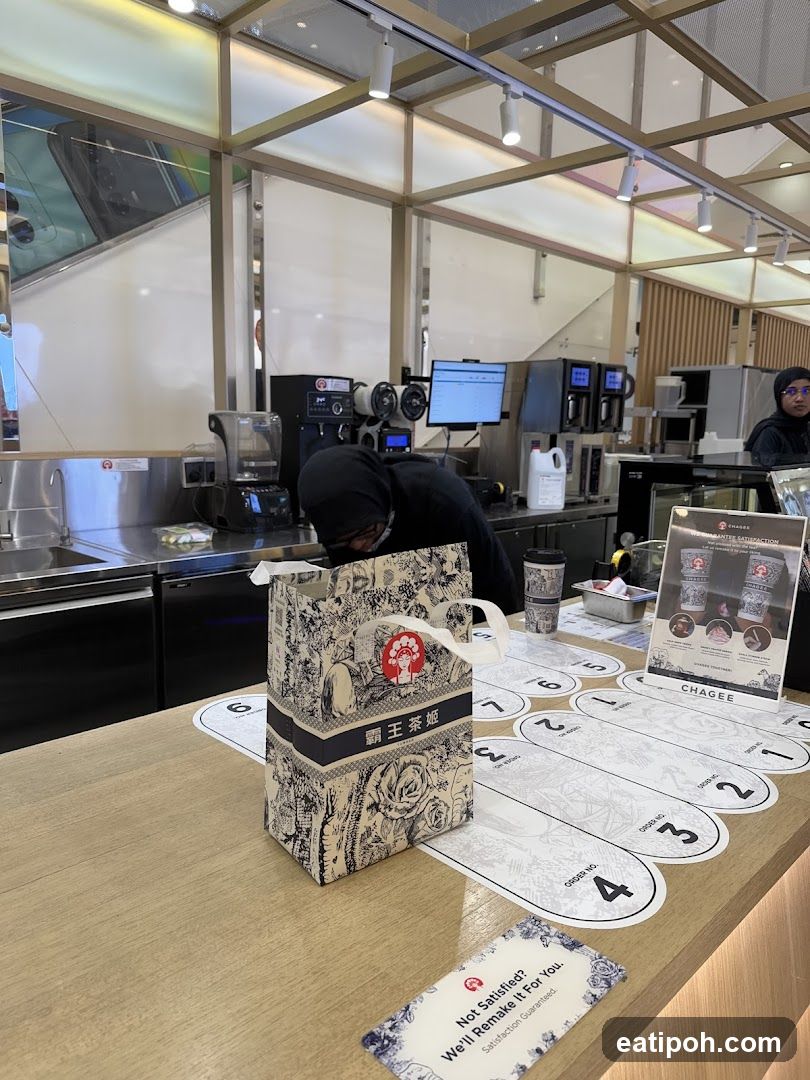 Counter Area of a Beverage Shop