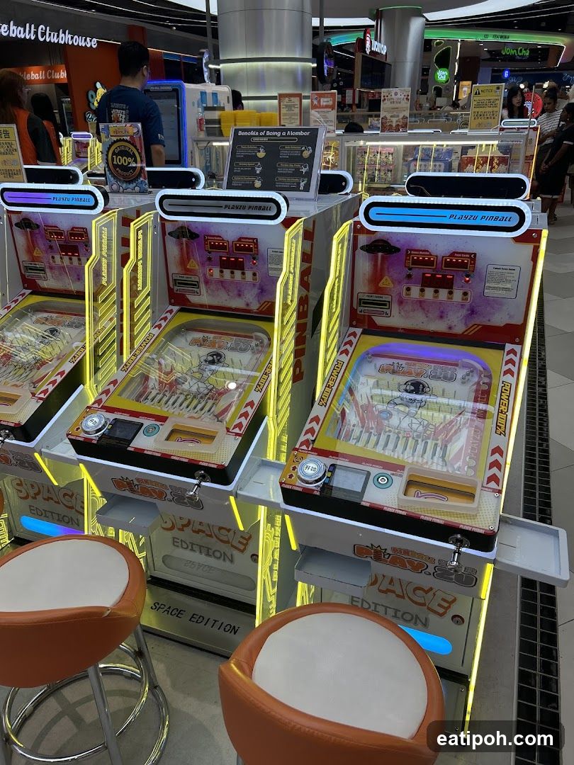Pinball Machines in Mall