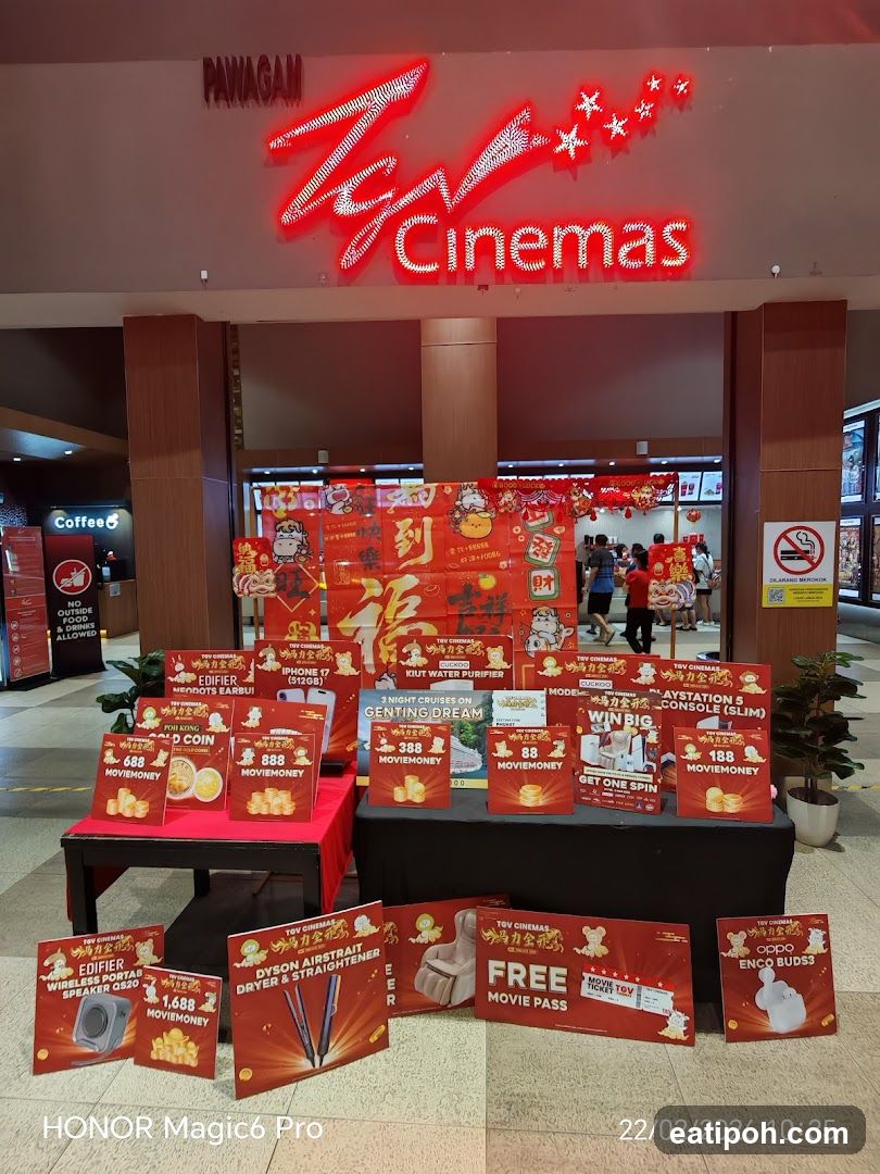 TOY Cinemas promotional display