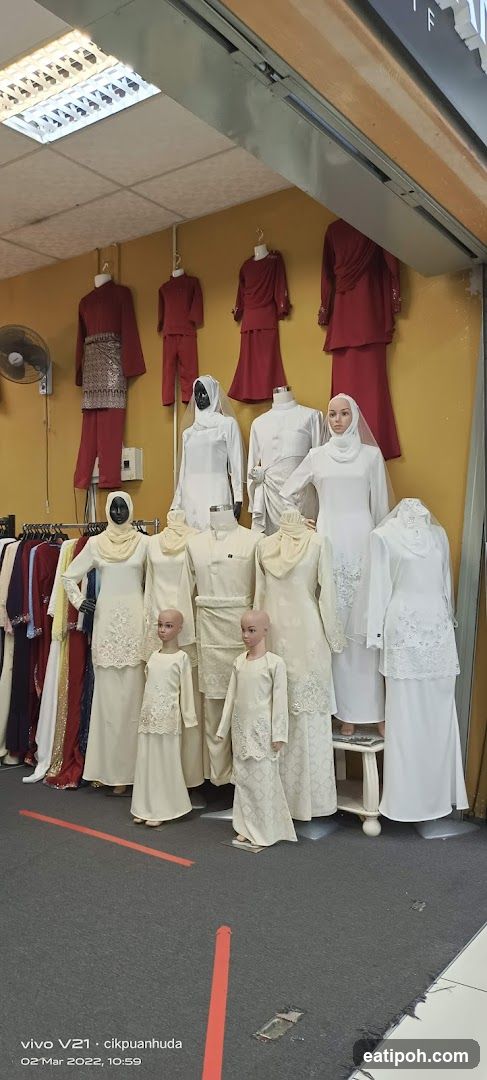 Interior of clothing store