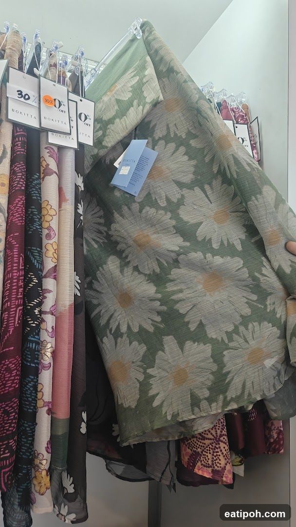 Clothing display in store