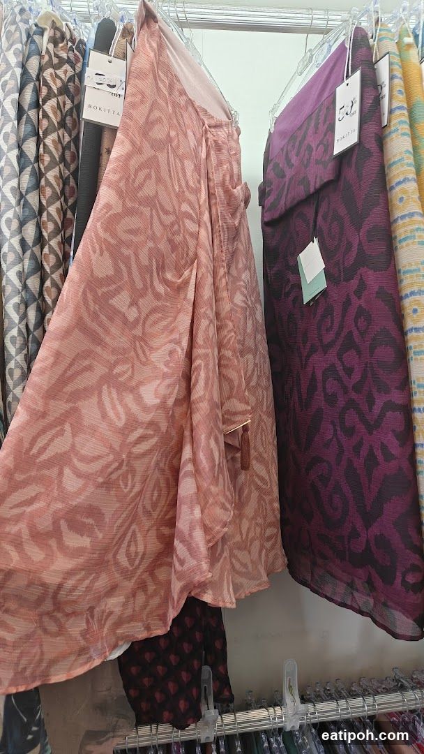Clothing display in store
