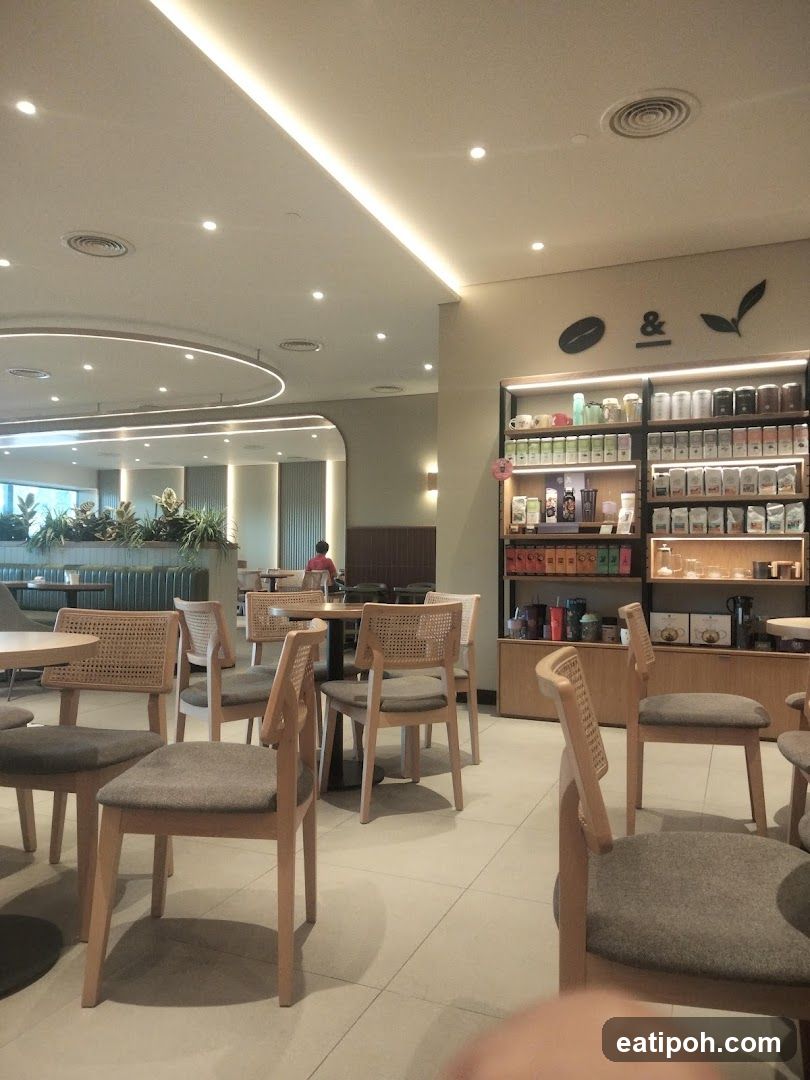 Interior of a café or tea shop