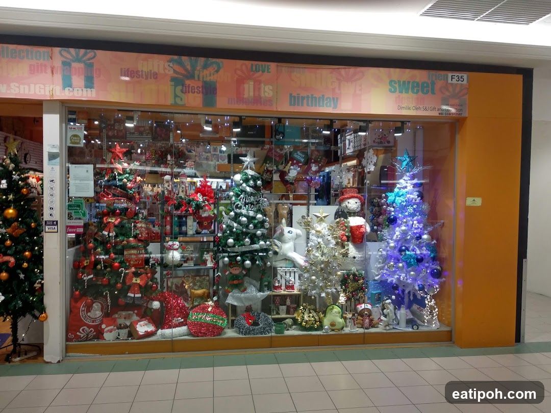 Gift Shop Front Window Display