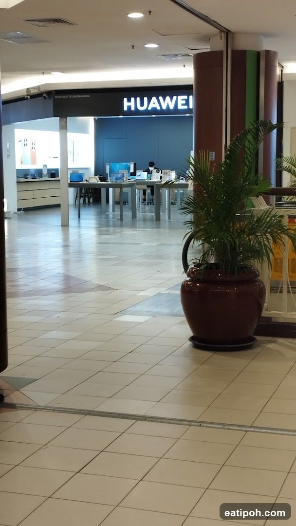 Interior of shopping mall