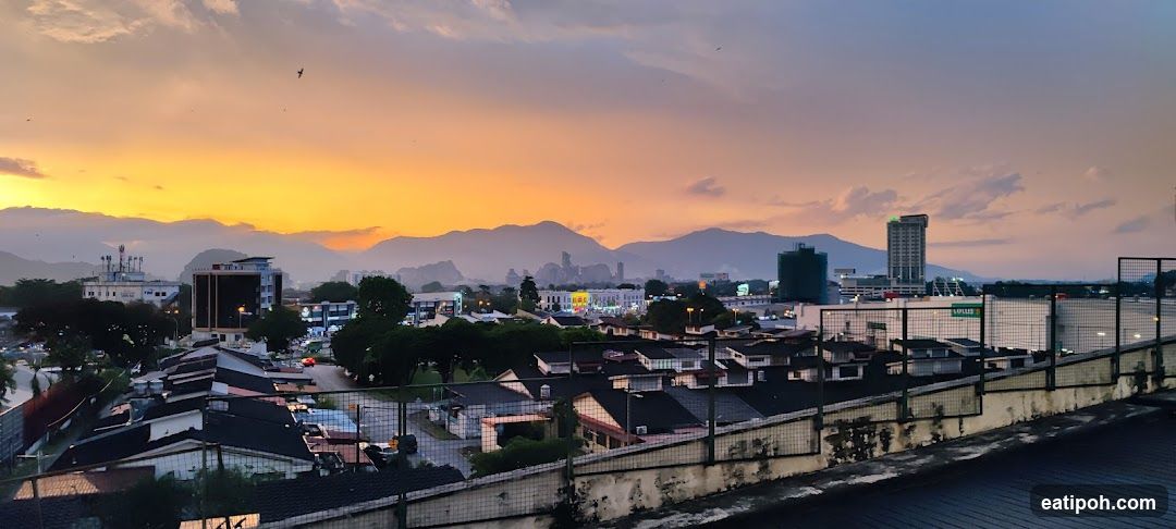Sunset Over Urban Landscape