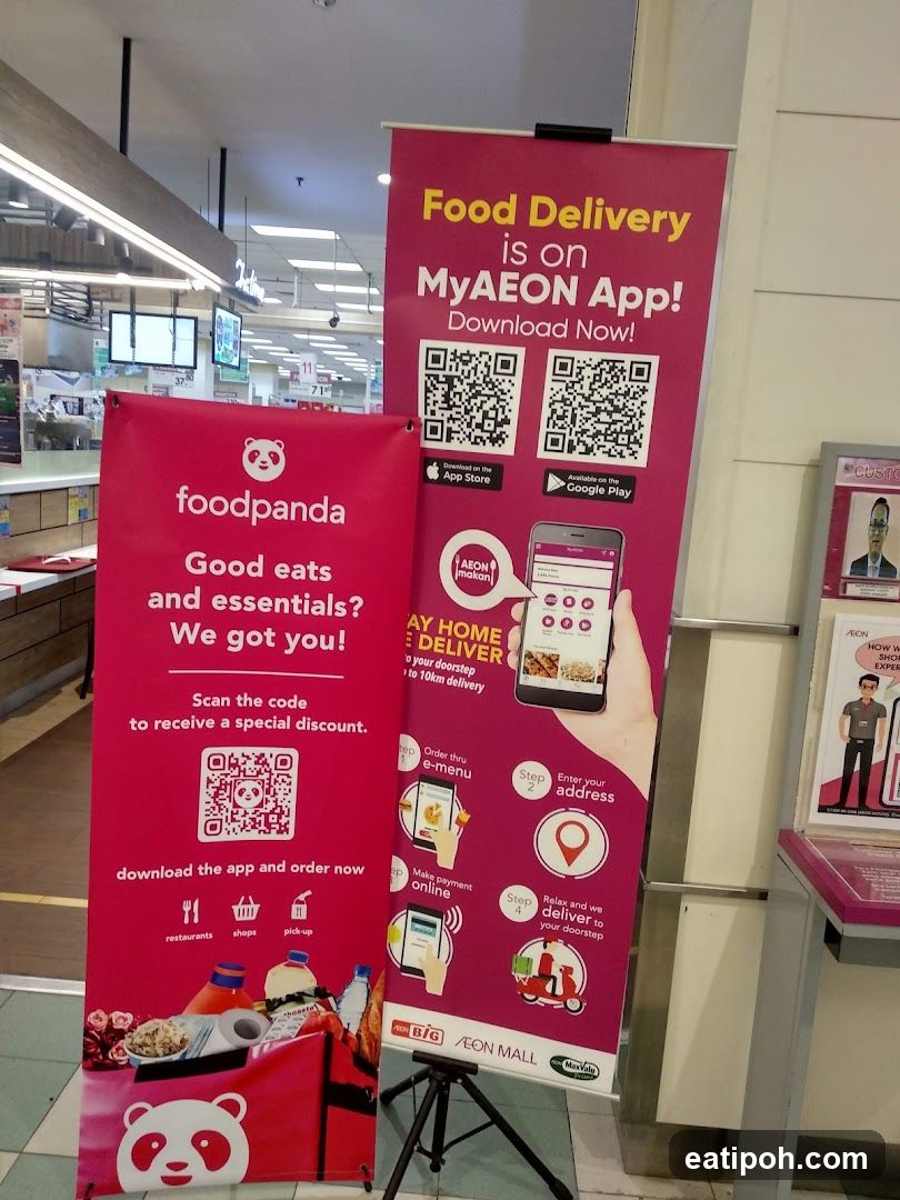 Promotional Posters in AEON Mall