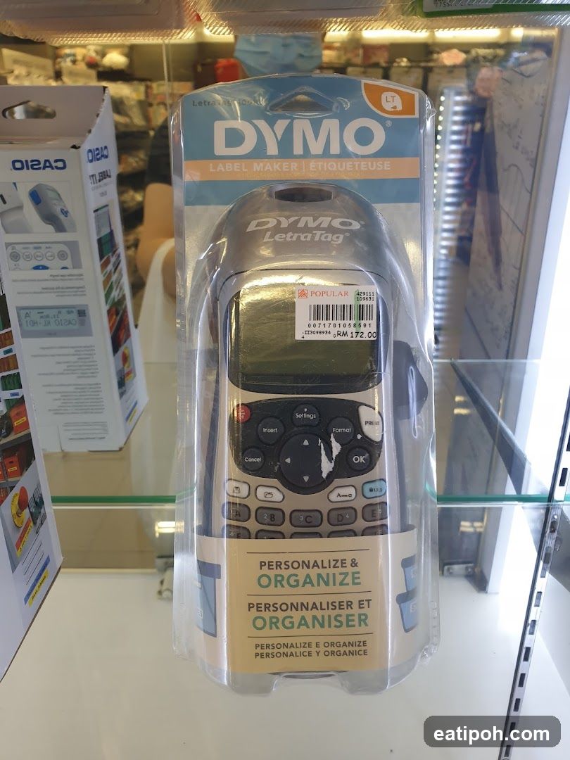 Dymo Label Maker in Display Case