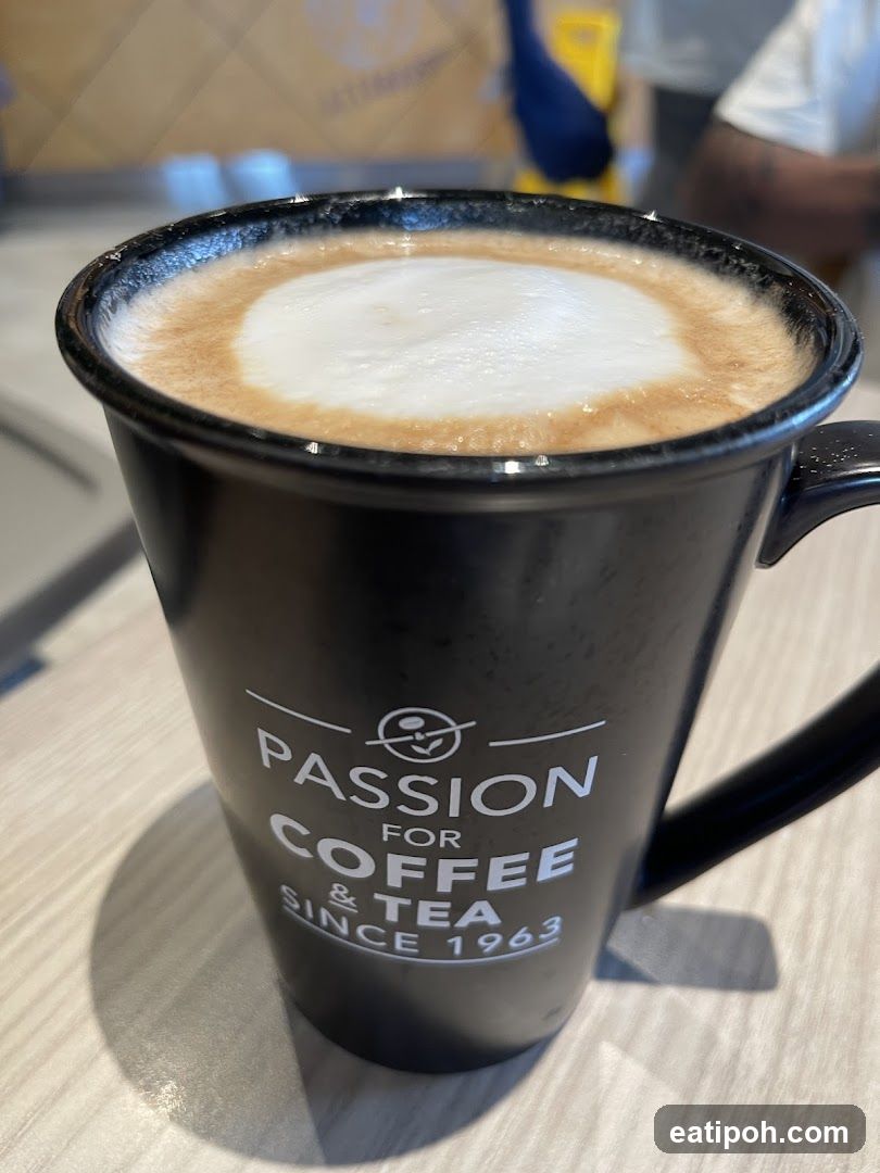 Coffee Mug in Café Interior