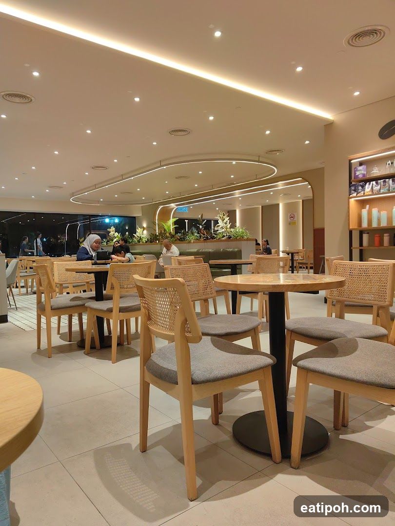 Interior of a café or restaurant