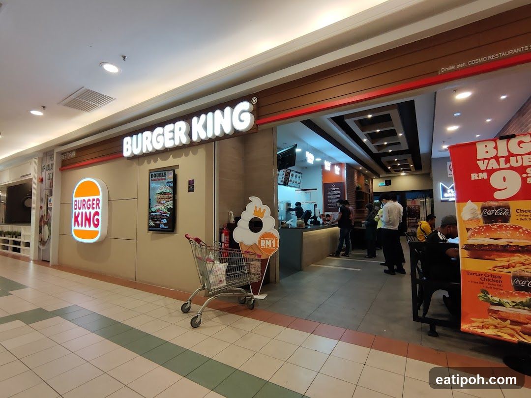 Burger King storefront interior view