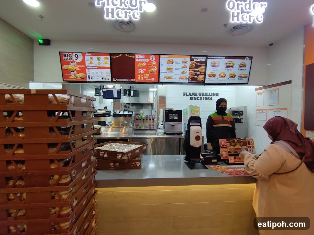 Fast Food Counter Interior