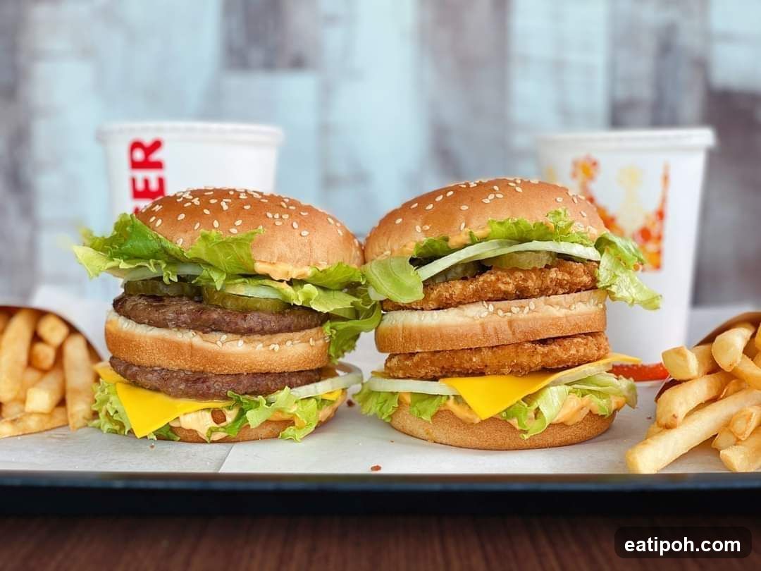 Fast Food Meal Display