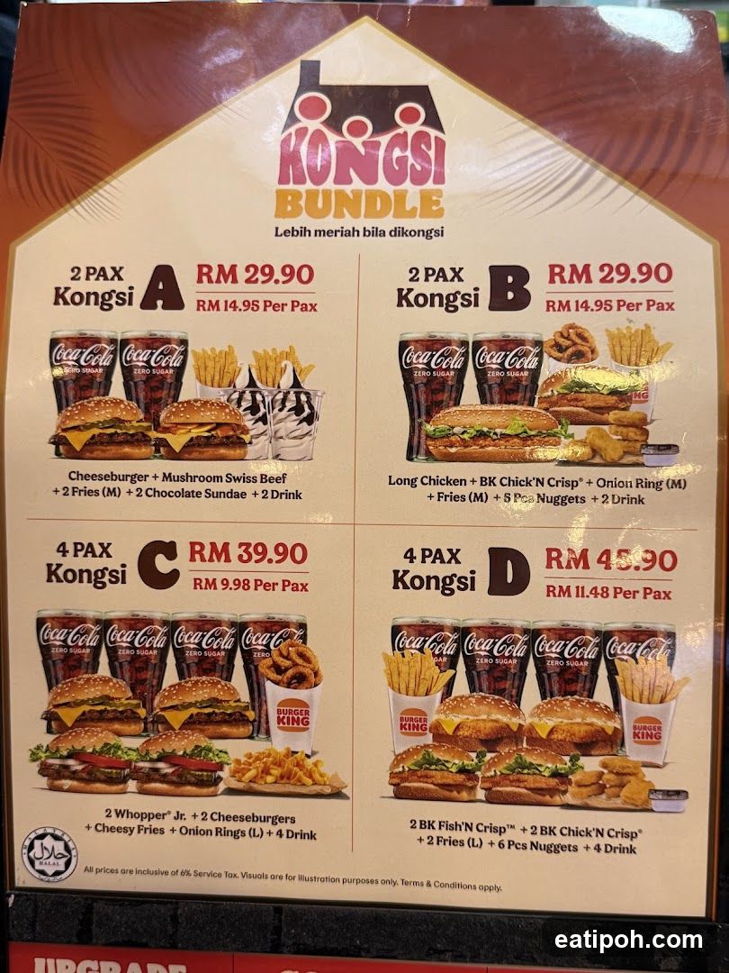 Kongsi Bundle Menu