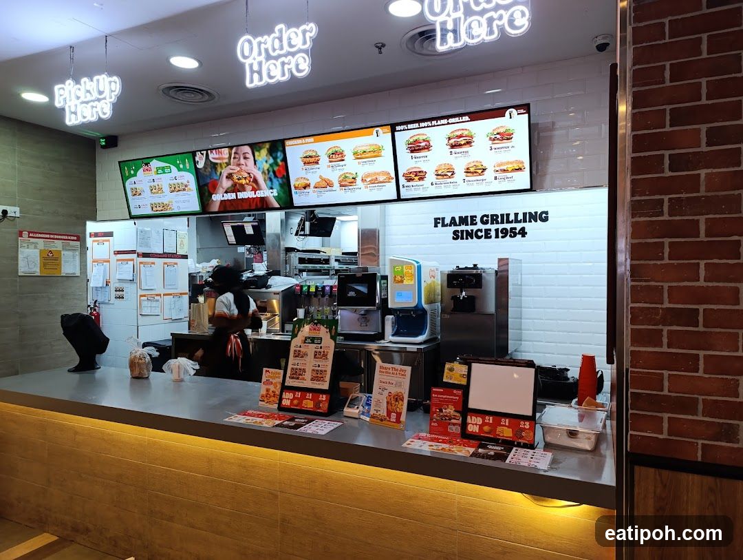 Fast Food Counter Interior