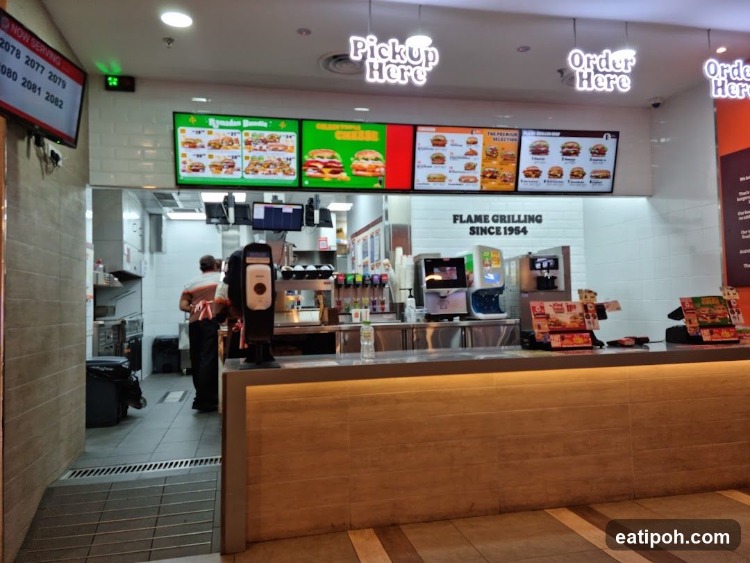 Fast Food Counter Interior