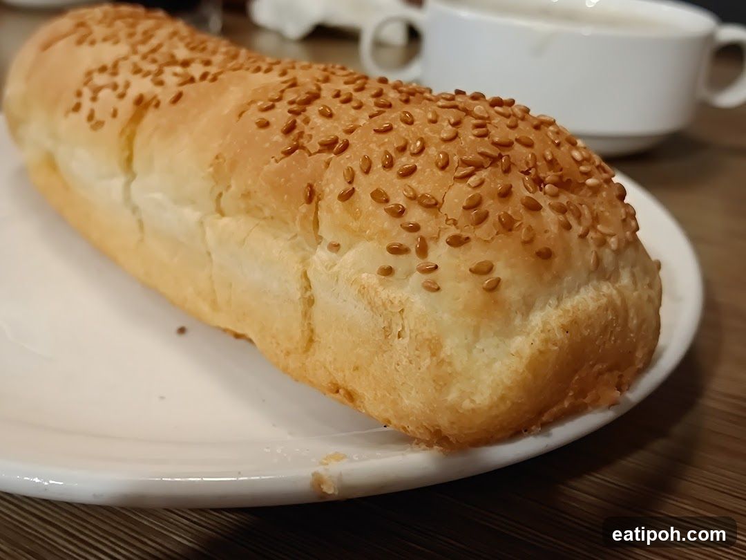 Sesame Bread on Plate