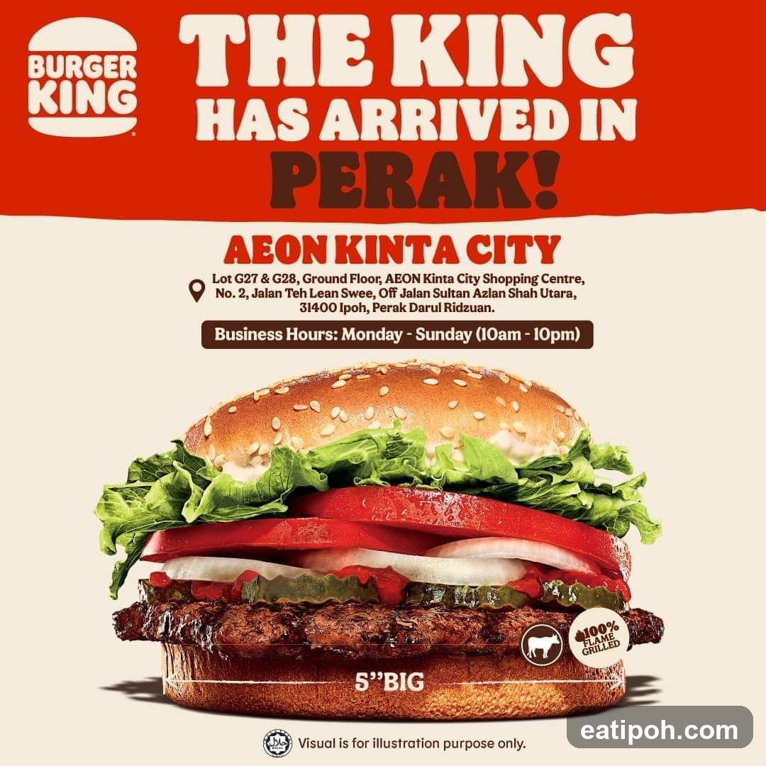 Burger King Arrival Advertisement in Perak