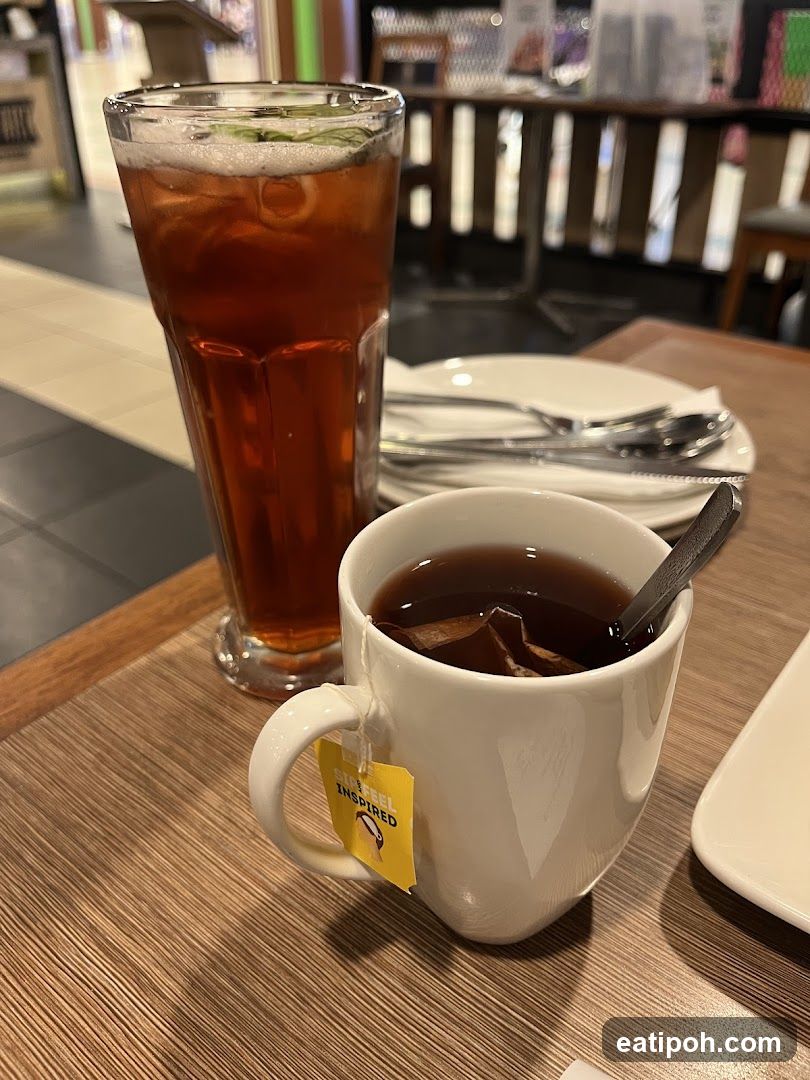 Table Setting with Beverages