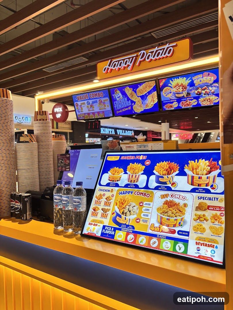 Happy Potato Food Counter