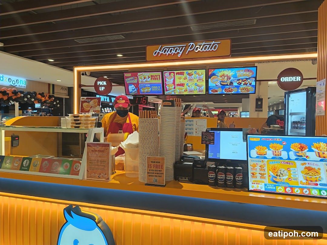 Happy Potato counter interior